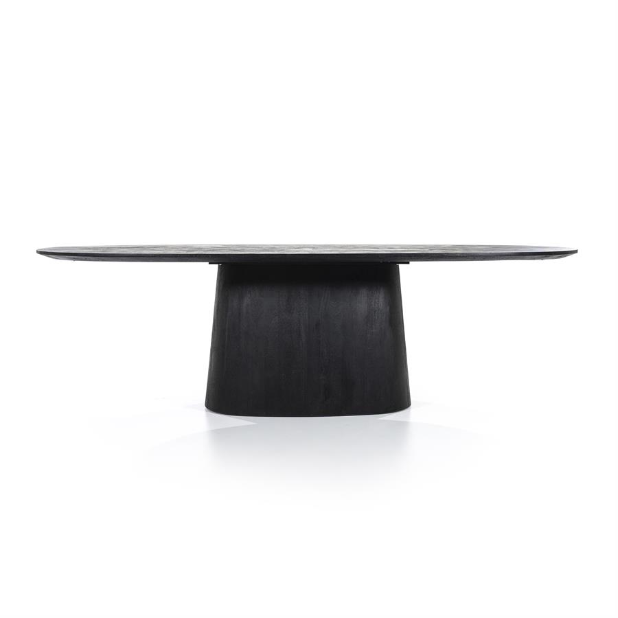 Eettafel Aron ovaal 250×110 | Zwart