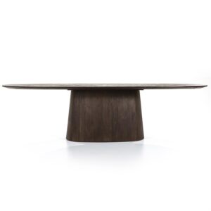 Eettafel Aron ovaal 300x110 | Bruin