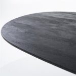Eettafel Aron ovaal 300×110 | Zwart
