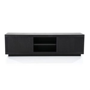 TV meubel Helsinki 160 cm 2drs. | zwart