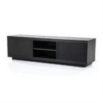 TV meubel Helsinki 160 cm 2drs. | zwart