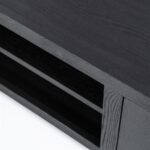 TV meubel Helsinki 160 cm 2drs. | zwart
