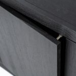 TV meubel Helsinki 160 cm 2drs. | zwart
