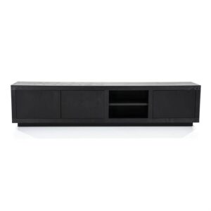 TV meubel Helsinki 200 cm 2drs. 1 lade | zwart