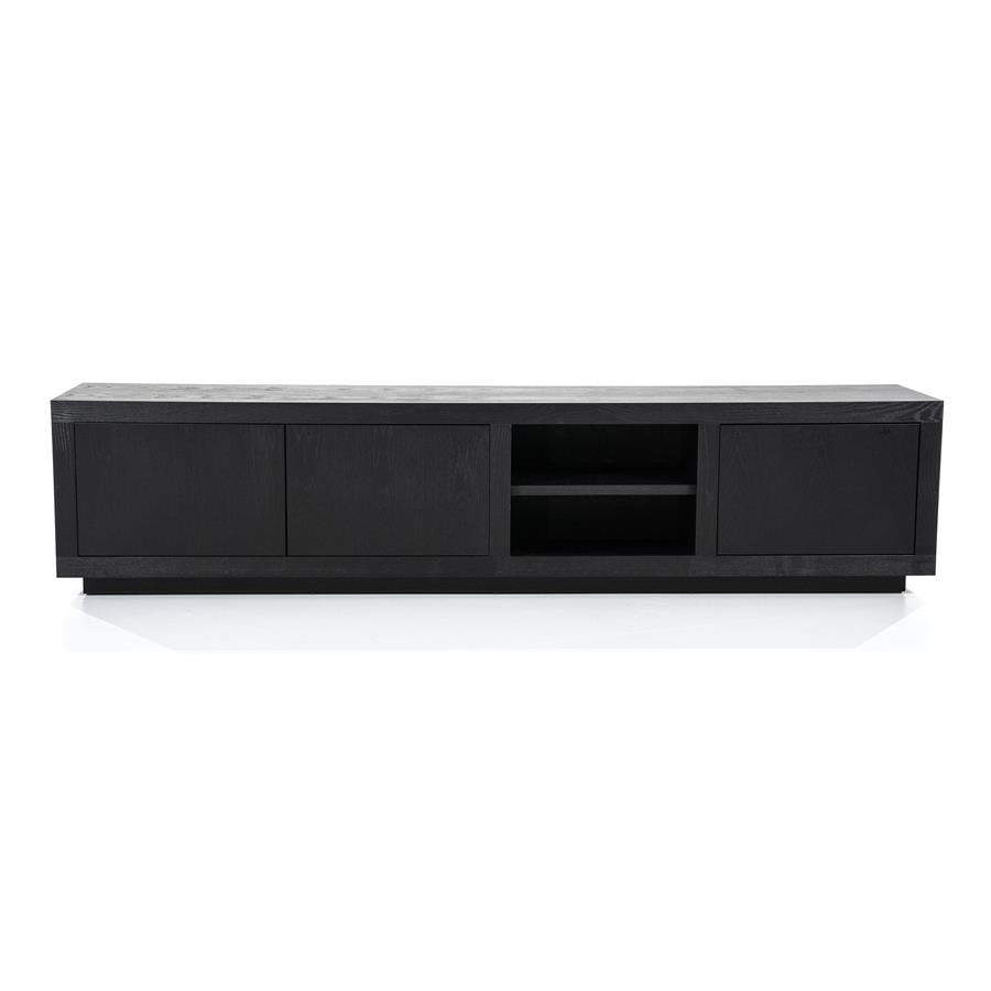TV meubel Helsinki 200 cm 2drs. 1 lade | zwart