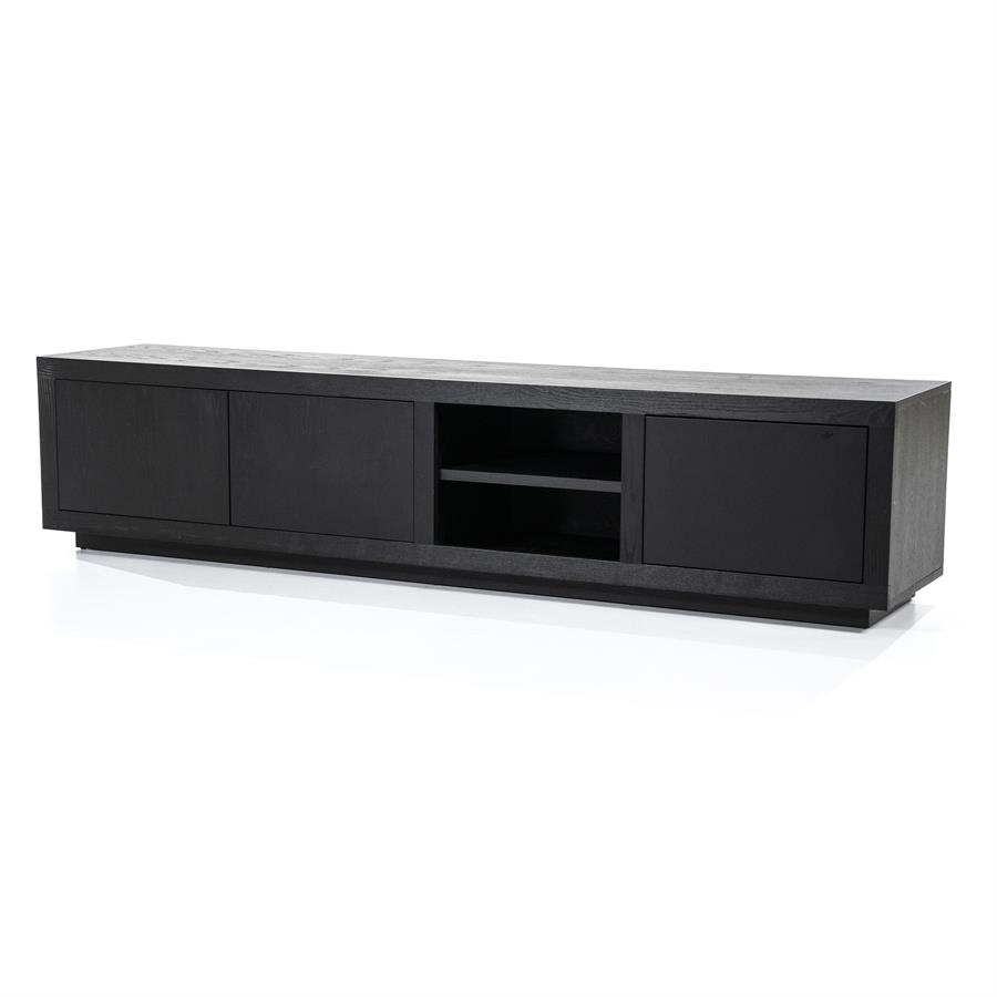 TV meubel Helsinki 200 cm 2drs. 1 lade | zwart