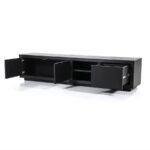 TV meubel Helsinki 200 cm 2drs. 1 lade | zwart
