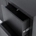 Dressoir Helsinki 200 cm 2drs. 2 laden | zwart