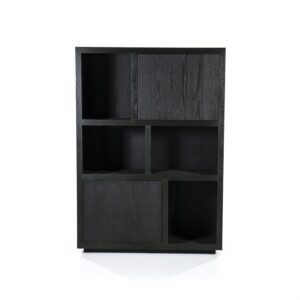 Wandkast Helsinki 120x170 cm 2drs. | zwart