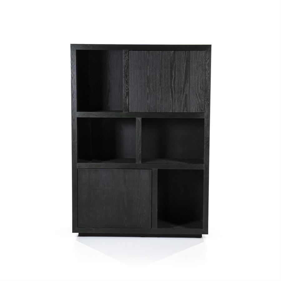 Wandkast Helsinki 120×170 cm 2drs. | zwart