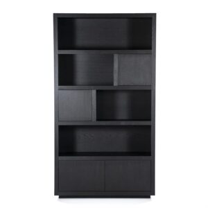 Wandkast Helsinki 120x220 cm 4drs. | zwart