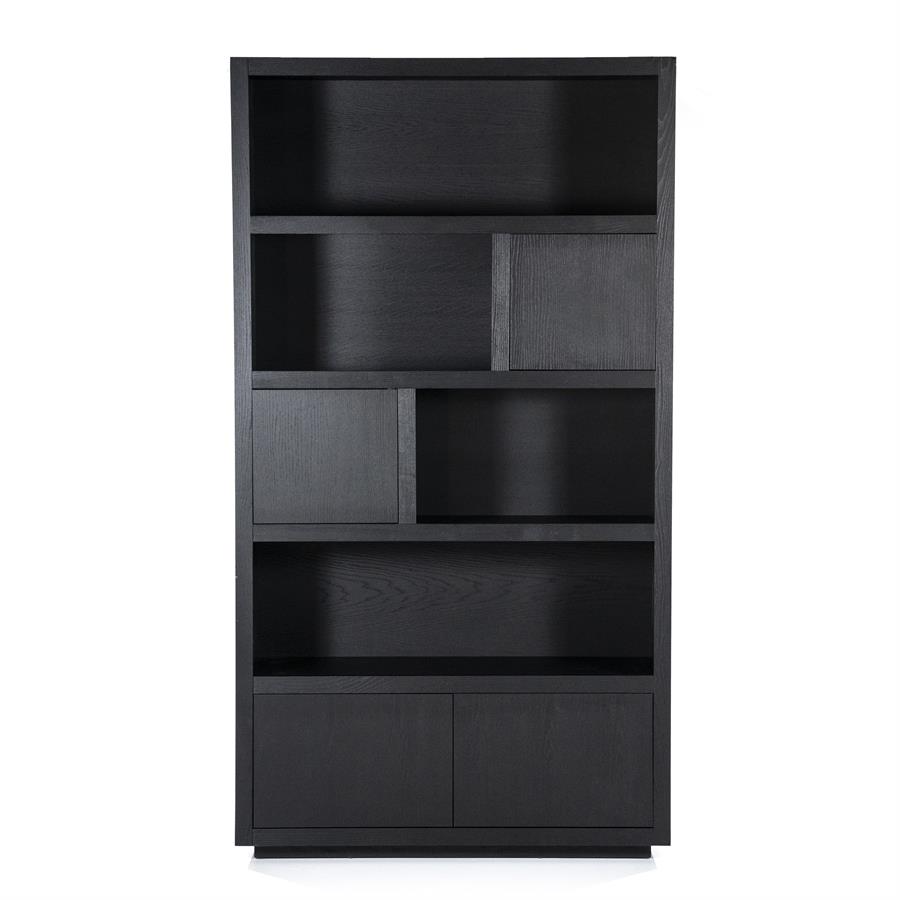 Wandkast Helsinki 120×220 cm 4drs. | zwart