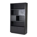 Wandkast Helsinki 120×220 cm 4drs. | zwart