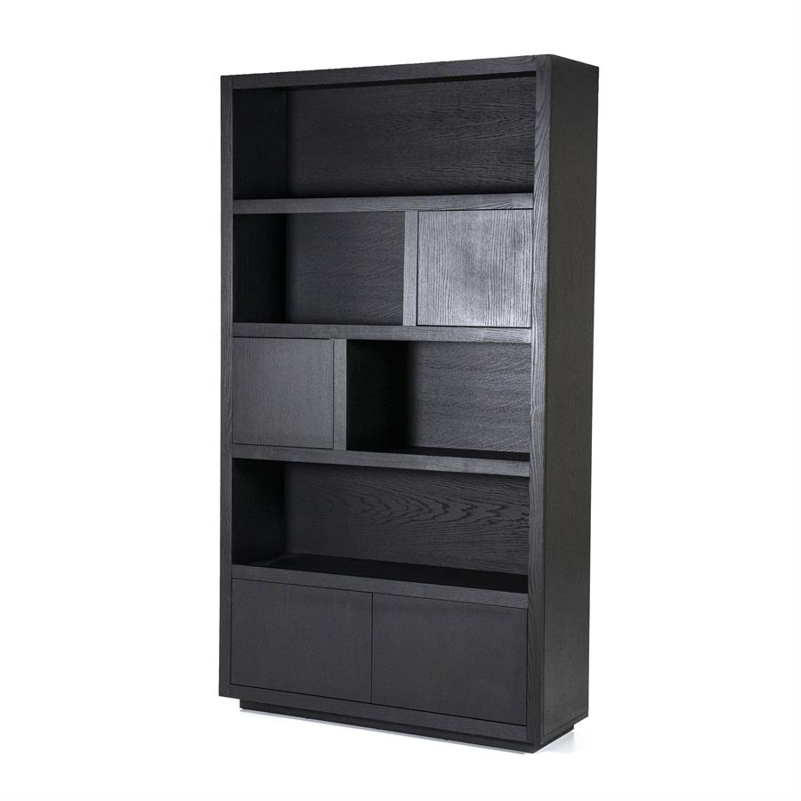 Wandkast Helsinki 120×220 cm 4drs. | zwart