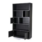Wandkast Helsinki 120×220 cm 4drs. | zwart