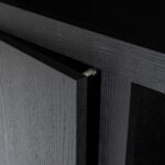 Wandkast Helsinki 120×220 cm 4drs. | zwart