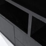 Wandkast Helsinki 200×220 cm 2delig 4drs. 2 laden | zwart