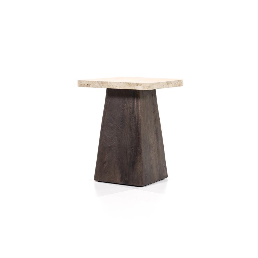 Bijzettafel Travis 40×40 | Bruin