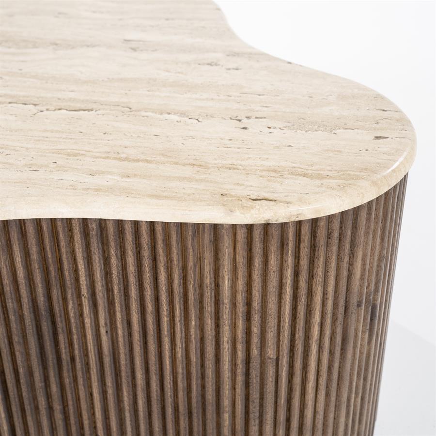 Salontafel Mari 83x72x34 | Bruin