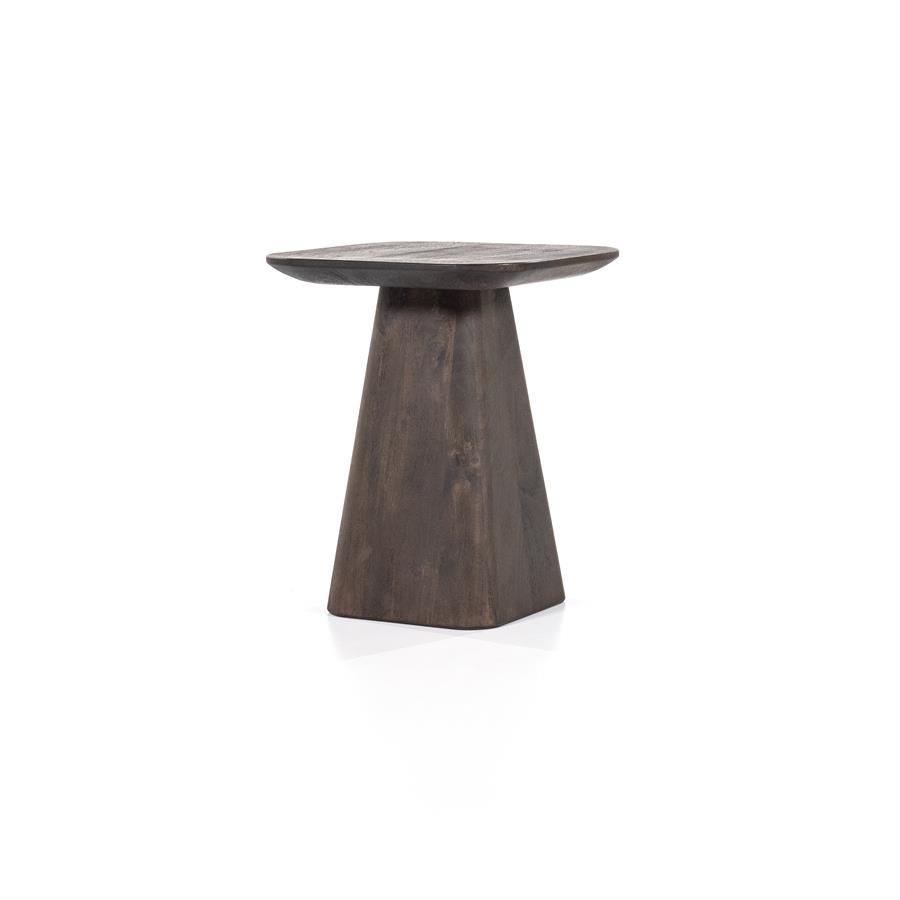 Bijzettafel Aron vierkant 40×40 | Bruin
