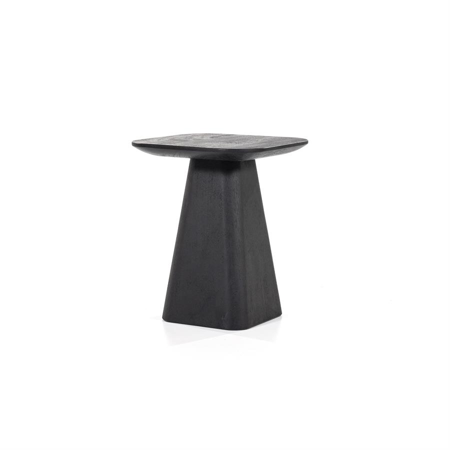 Bijzettafel Aron vierkant 40×40 | zwart