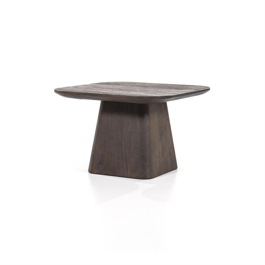 Bijzettafel Aron vierkant 60×60 | Bruin