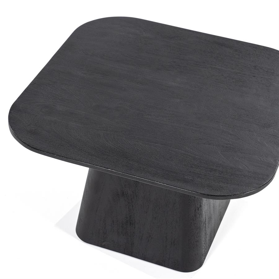 Bijzettafel Aron vierkant 60×60 | zwart