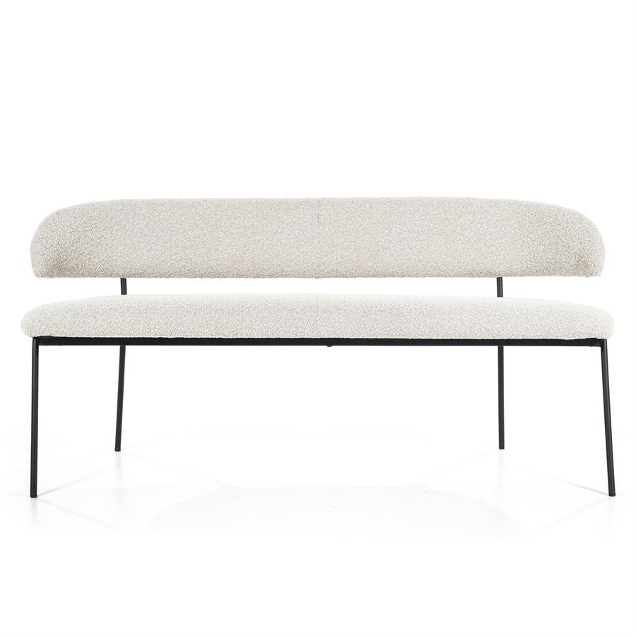 Eetkamerbank Luka beige Copenhagen | Beige