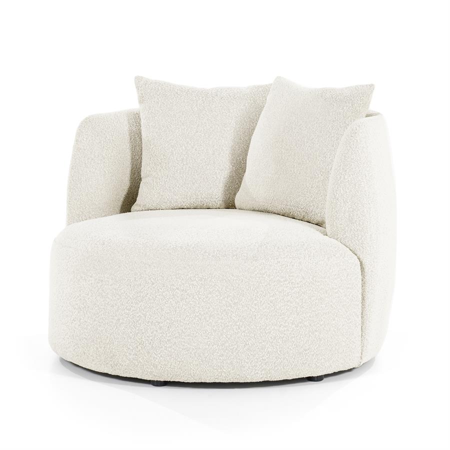 Fauteuil Louis met kussen Spark | Beige