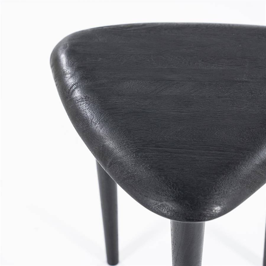 Bijzettafel Jiska 46×49 | zwart