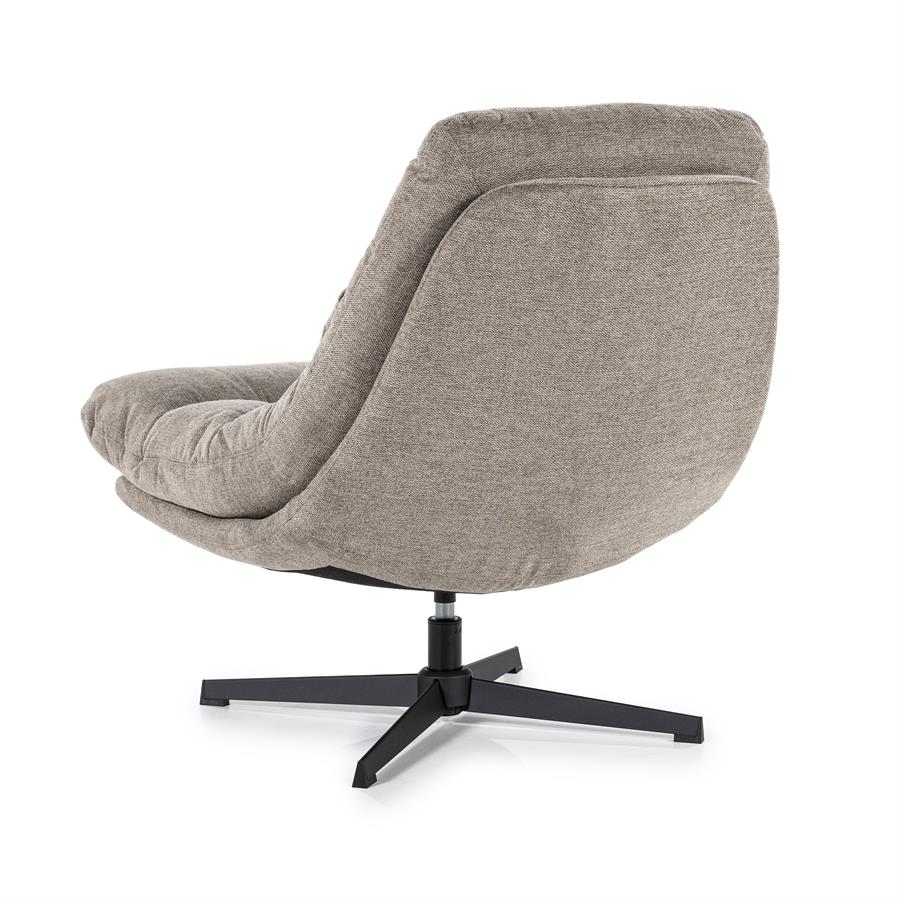 Fauteuil Cooper met kussen | Bruin