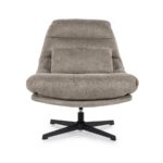 Fauteuil Cooper met kussen | Bruin