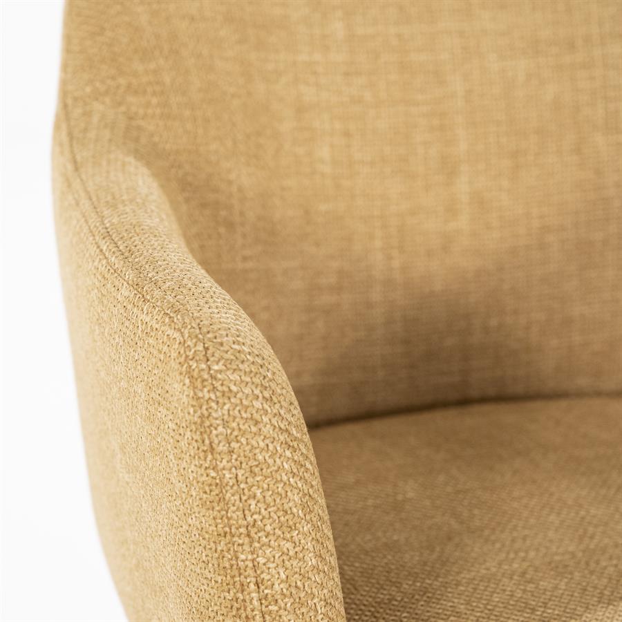 Stoel Paul Linea | Mosterdgeel