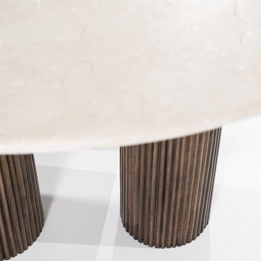 Eettafel Xavi 130×77 | Beige