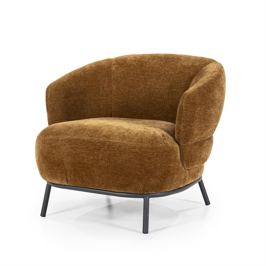 Fauteuil David | Mosterdgeel