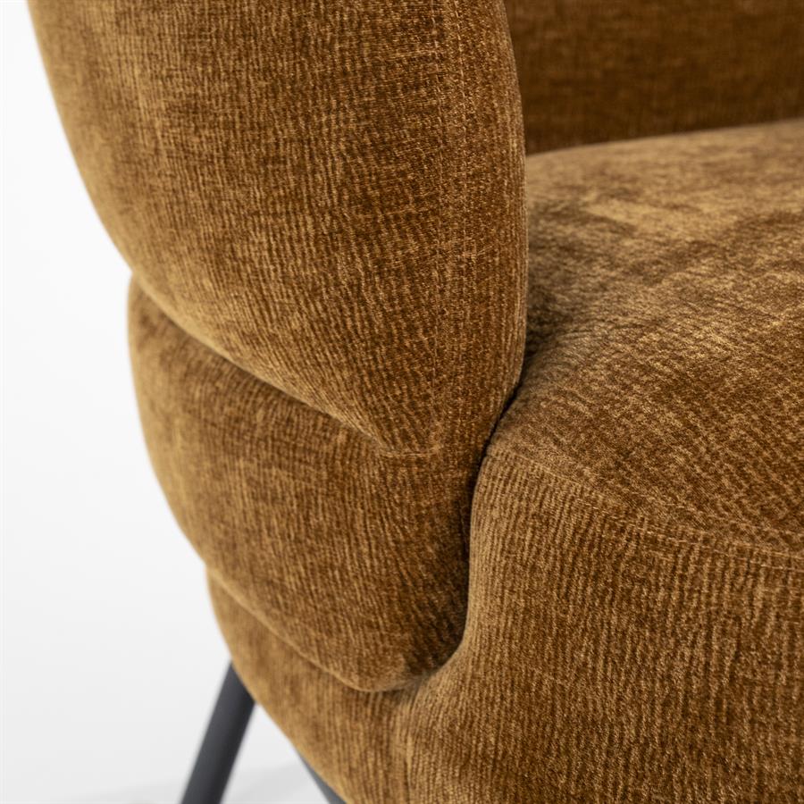 Fauteuil David | Mosterdgeel