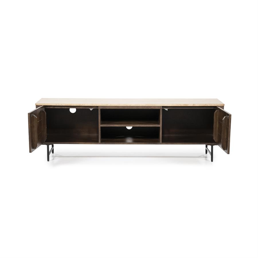 TV meubel Lio 170 cm 2drs. | Bruin