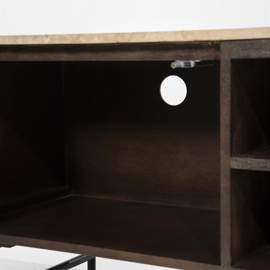 TV meubel Lio 170 cm 2drs. | Bruin