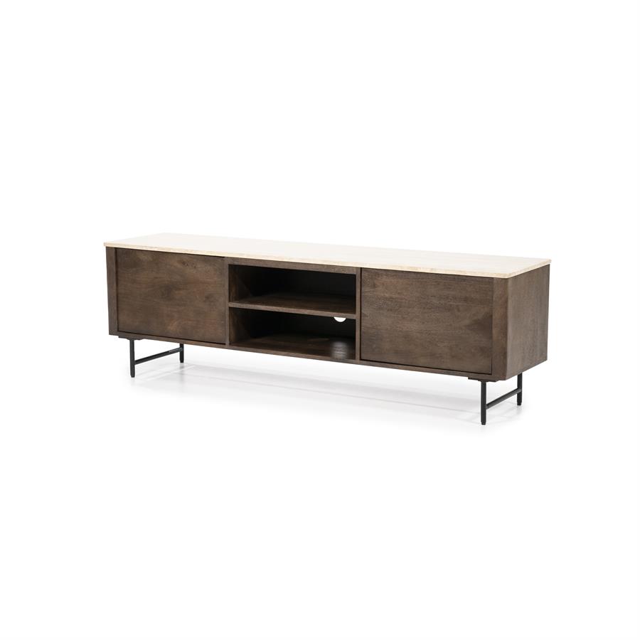 TV meubel Lio 170 cm 2drs. | Bruin