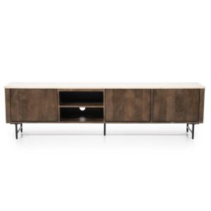 TV meubel Lio 200 cm 3drs. | Bruin