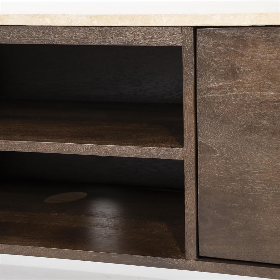 TV meubel Lio 200 cm 3drs. | Bruin