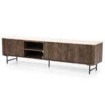 TV meubel Lio 200 cm 3drs. | Bruin