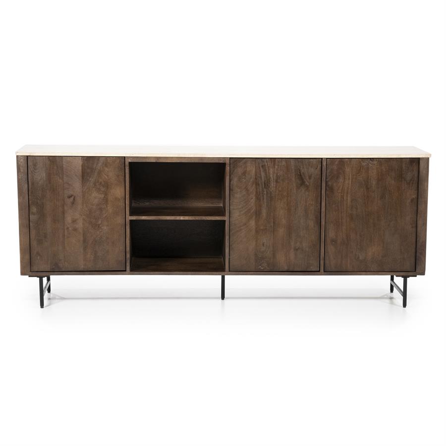 Dressoir Lio 3drs. | Bruin