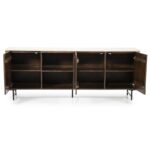 Dressoir Lio 3drs. | Bruin