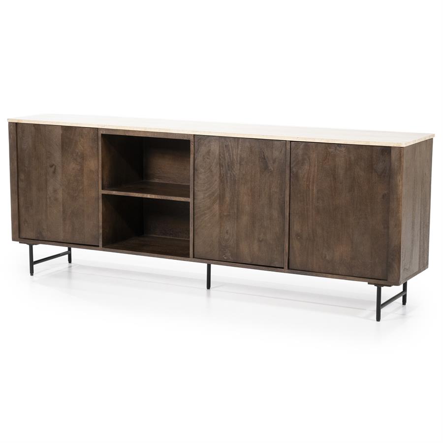 Dressoir Lio 3drs. | Bruin