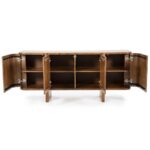 Dressoir Julian 4drs. | Bruin