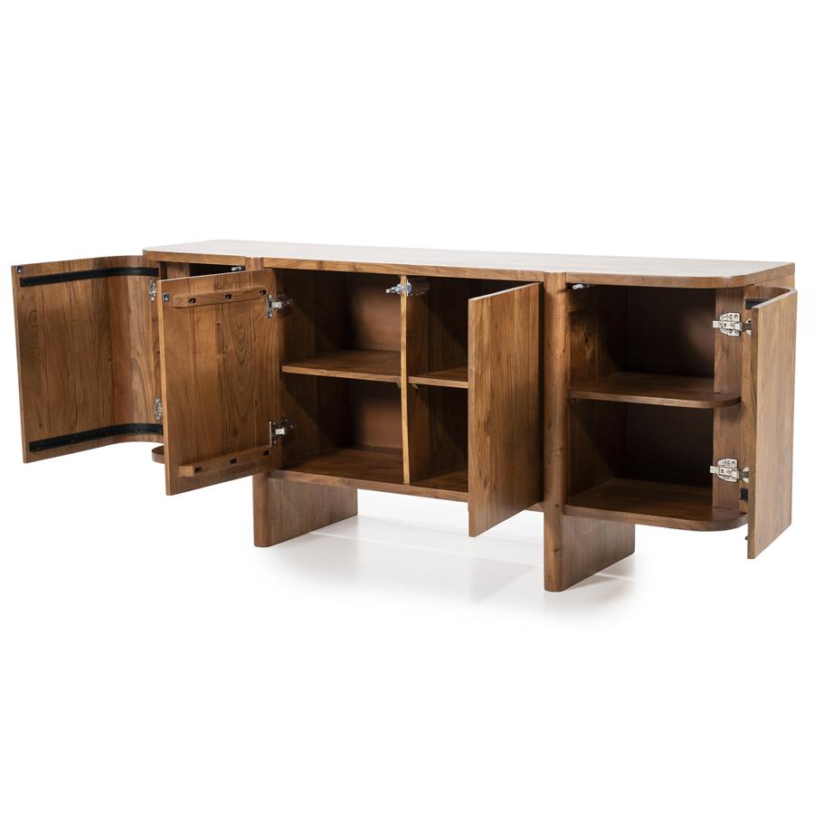 Dressoir Julian 4drs. | Bruin