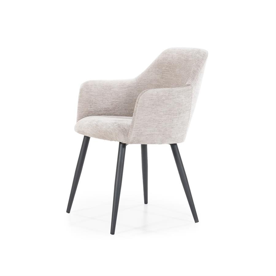 Stoel Esmee met arml. Mellow | Beige