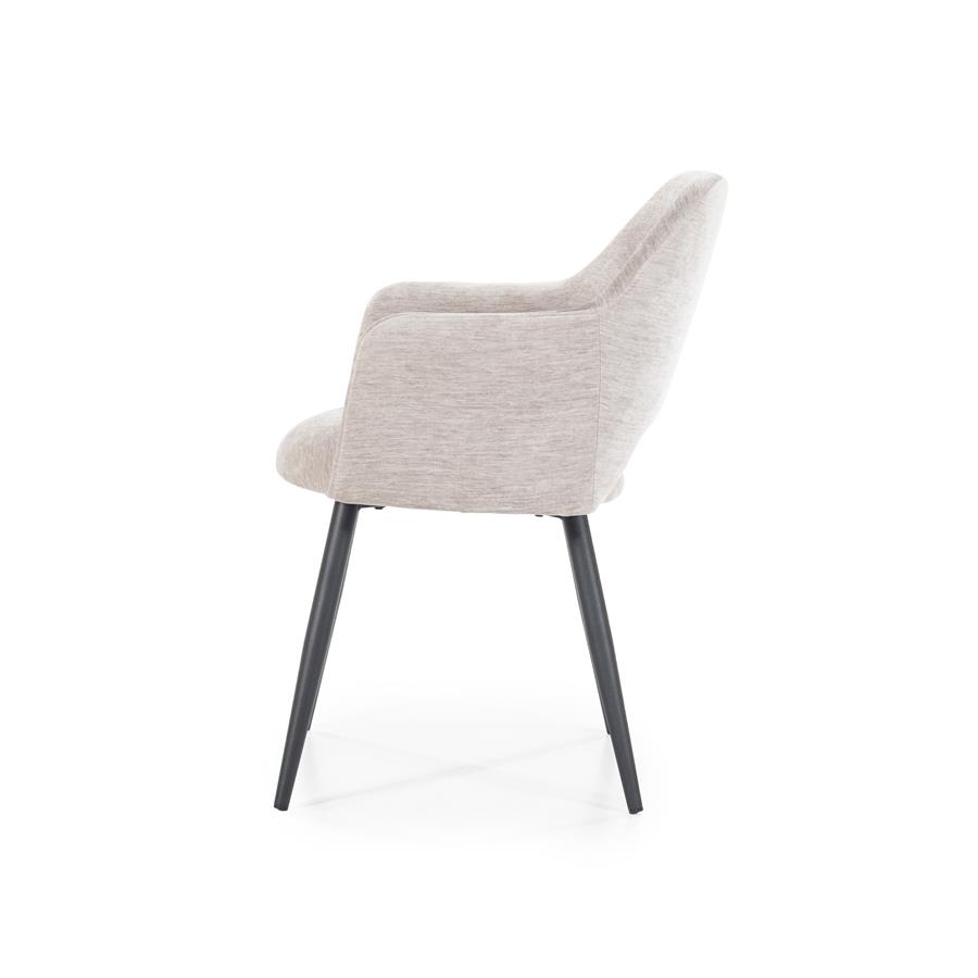 Stoel Esmee met arml. Mellow | Beige