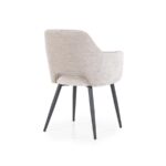 Stoel Esmee met arml. Mellow | Beige